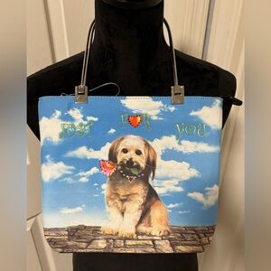 Just For You Dog Purse with Bling